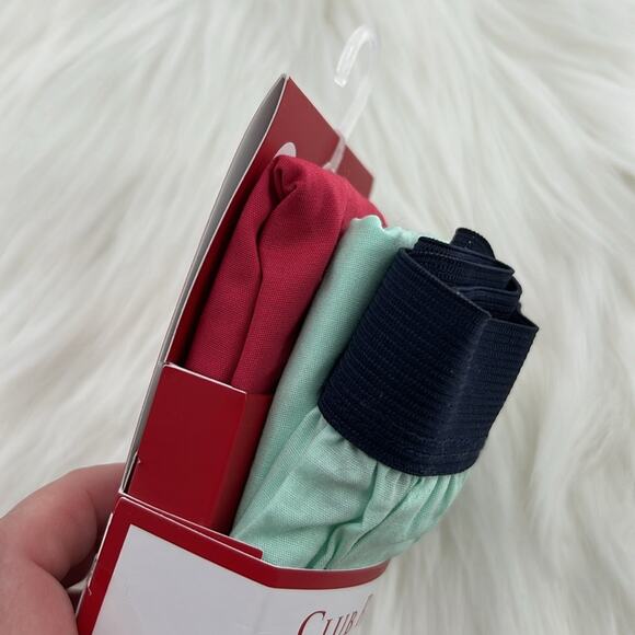 Club Room Men's Woven Boxers Tagless - Mint/Red - Small - NWT - Picture 2 of 6